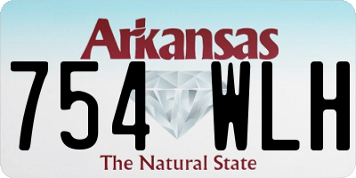 AR license plate 754WLH