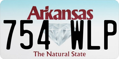 AR license plate 754WLP