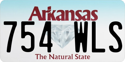 AR license plate 754WLS