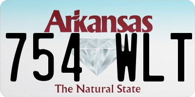 AR license plate 754WLT