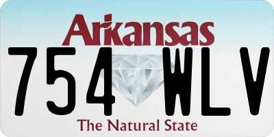 AR license plate 754WLV