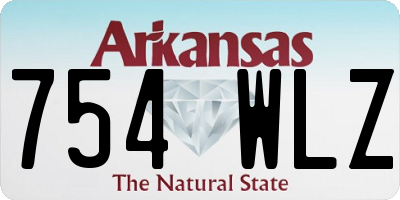 AR license plate 754WLZ