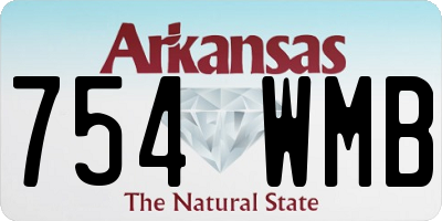 AR license plate 754WMB
