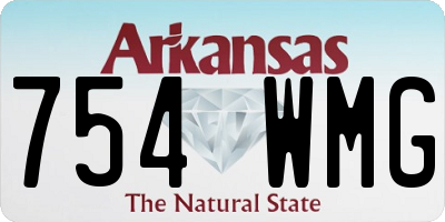 AR license plate 754WMG