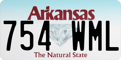 AR license plate 754WML