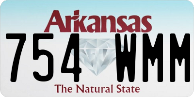 AR license plate 754WMM