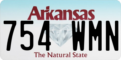 AR license plate 754WMN