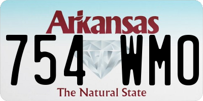AR license plate 754WMO