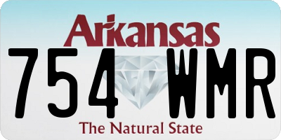 AR license plate 754WMR