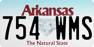 AR license plate 754WMS