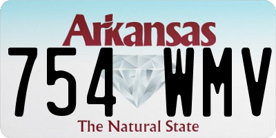AR license plate 754WMV