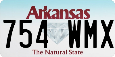 AR license plate 754WMX