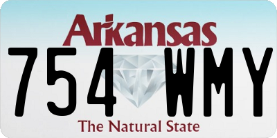 AR license plate 754WMY