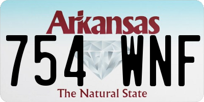 AR license plate 754WNF