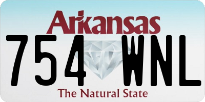 AR license plate 754WNL