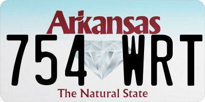 AR license plate 754WRT