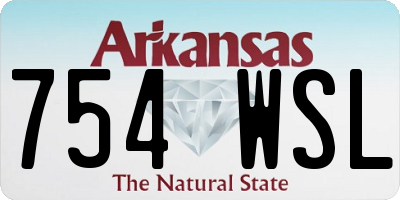 AR license plate 754WSL