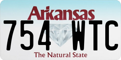 AR license plate 754WTC