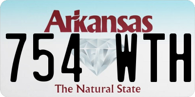 AR license plate 754WTH
