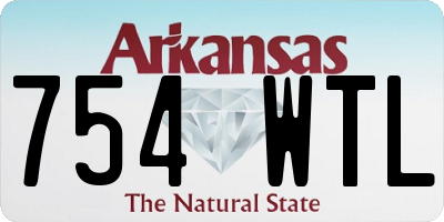 AR license plate 754WTL
