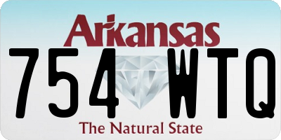 AR license plate 754WTQ