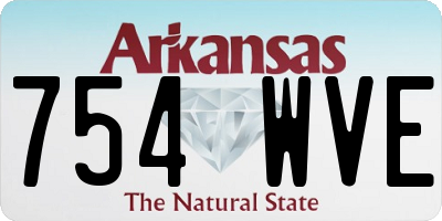 AR license plate 754WVE