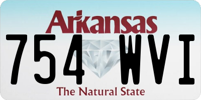 AR license plate 754WVI