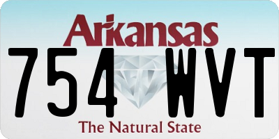 AR license plate 754WVT