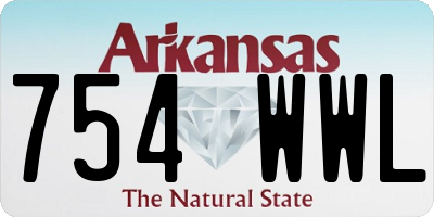 AR license plate 754WWL