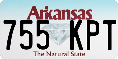 AR license plate 755KPT