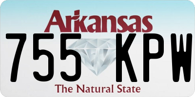 AR license plate 755KPW