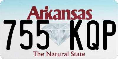 AR license plate 755KQP