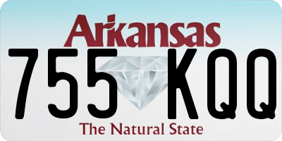 AR license plate 755KQQ