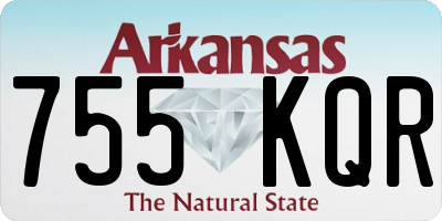 AR license plate 755KQR