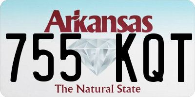 AR license plate 755KQT