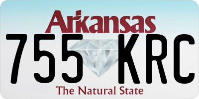 AR license plate 755KRC