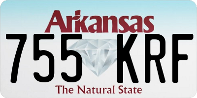 AR license plate 755KRF