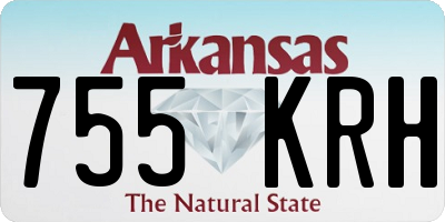 AR license plate 755KRH