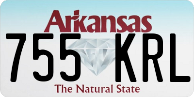 AR license plate 755KRL