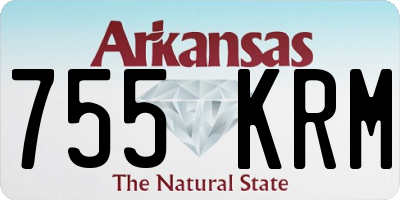AR license plate 755KRM