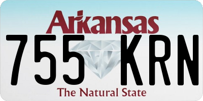 AR license plate 755KRN