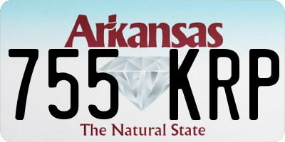 AR license plate 755KRP