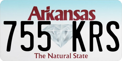 AR license plate 755KRS