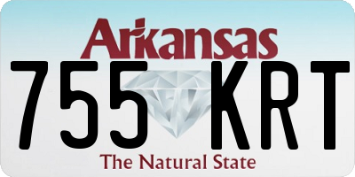 AR license plate 755KRT