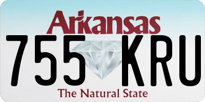AR license plate 755KRU