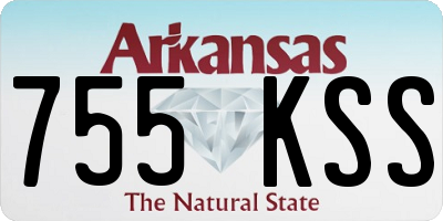 AR license plate 755KSS