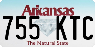 AR license plate 755KTC