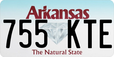 AR license plate 755KTE