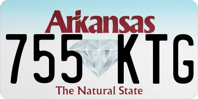 AR license plate 755KTG