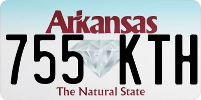 AR license plate 755KTH